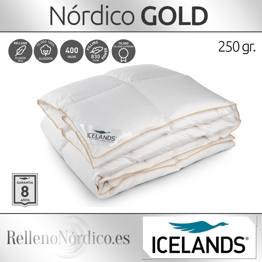 Relleno Nórdico Icelands Gold Plumón 250 gr -