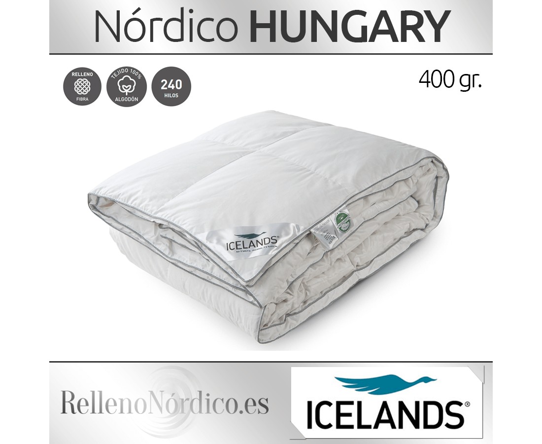 Edredón Nórdico Icelands 400 gr Hungary - MEJOR PRECIO ¡LLÁMANOS!