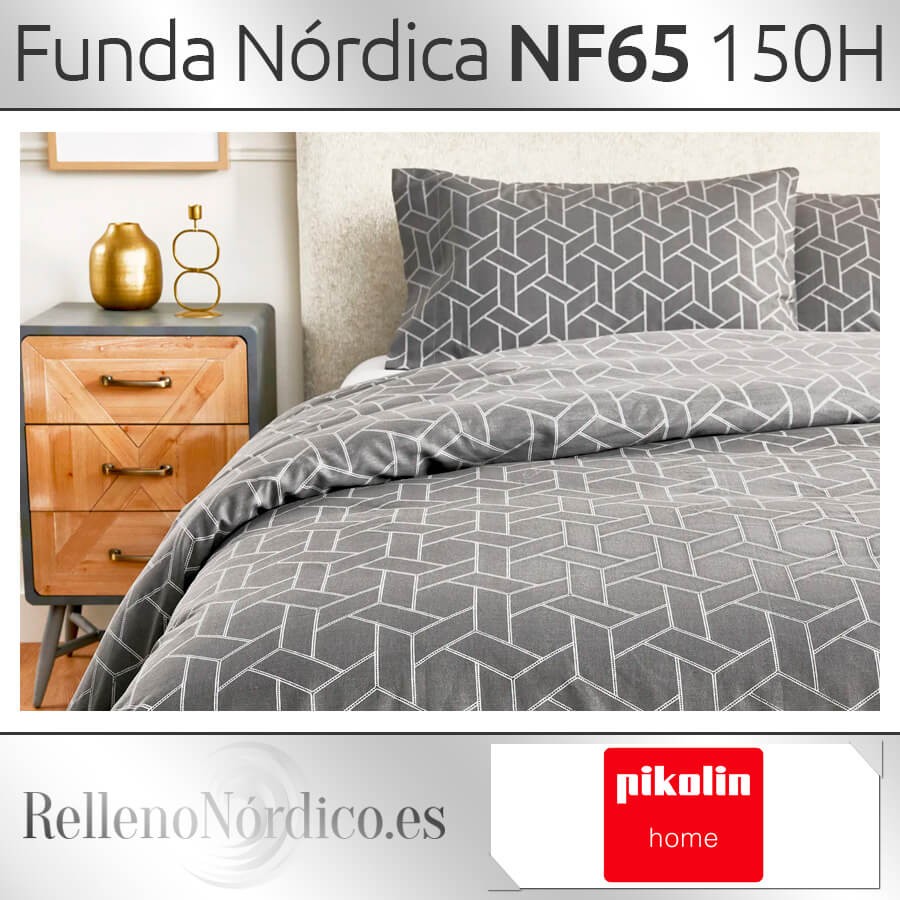 Juego Funda Nórdica Pikolin Home Estampada 100% Algodón 150H NF65