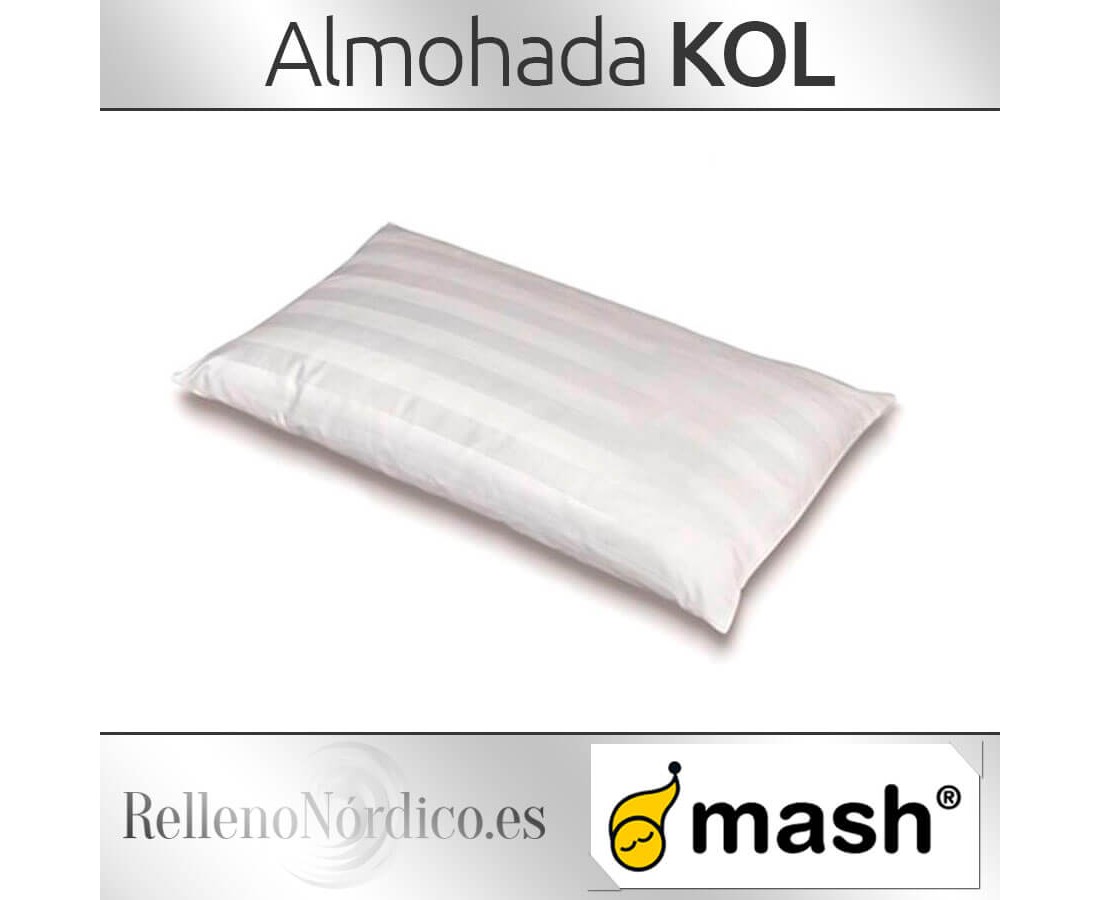 Almohada relleno de fibra hueca siliconada 90 cm KOL de Mash.- Shiito
